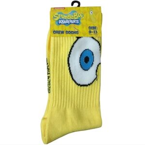 SpongeBob SquarePants Yellow Crew Socks Bundle And Save